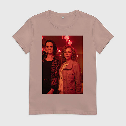 Женская футболка Шершни Мисти и Нат / Пыльно-розовый – фото 1