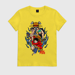 Женская футболка One Piece run