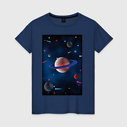 Женская футболка Космос, вселенная