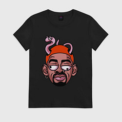 Женская футболка Rodman snake