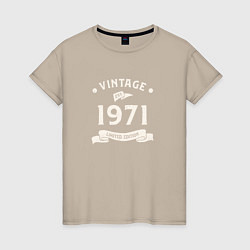 Женская футболка Винтаж 1971 Ограниченный выпуск