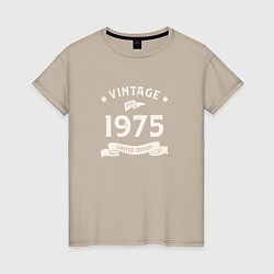 Женская футболка Винтаж 1975 ограниченный выпуск
