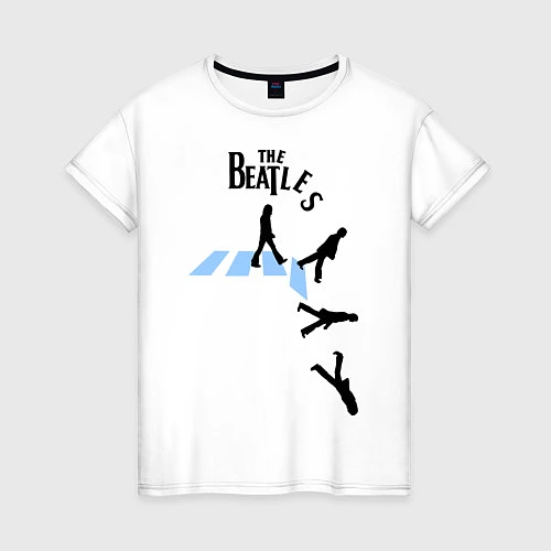 Женская футболка The Beatles: break down / Белый – фото 1