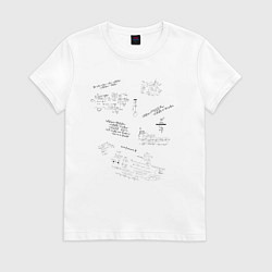 Женская футболка Математик