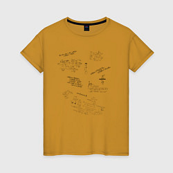 Женская футболка Математик
