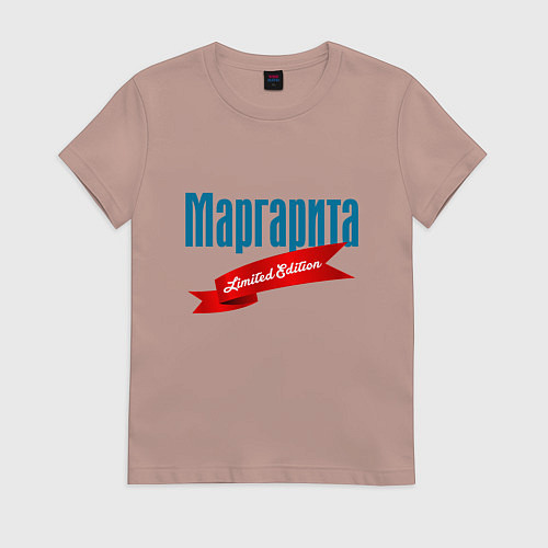 Женская футболка Маргарита - ограниченный выпуск / Пыльно-розовый – фото 1