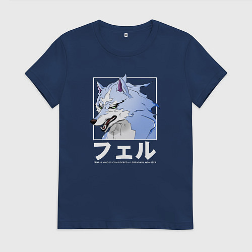 Женская футболка Fenrir Feru / Тёмно-синий – фото 1