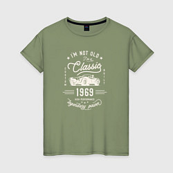 Женская футболка Я классический 1969