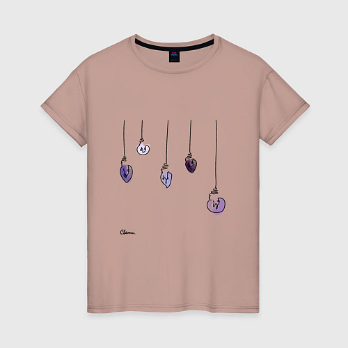 Женская футболка Свети / Пыльно-розовый – фото 1