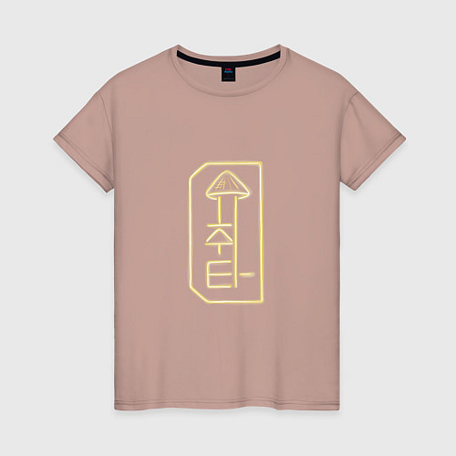 Женская футболка Шучита / Пыльно-розовый – фото 1