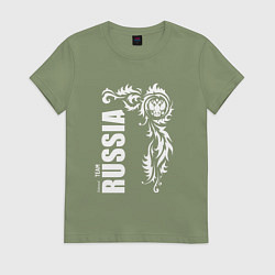 Женская футболка Национальная сборная: Russia national team