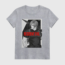 Женская футболка Леон с базукой - Resident