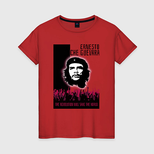 Женская футболка Эрнесто Че Гевара и революция / Красный – фото 1