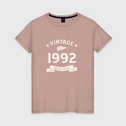 Женская футболка Винтаж 1992 ограниченный выпуск