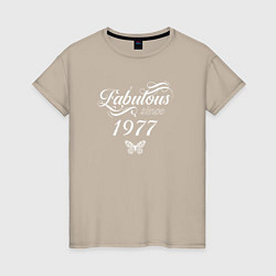 Женская футболка Fabulous since 1977