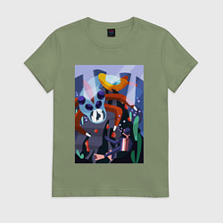 Женская футболка Subnautica морские чудовища