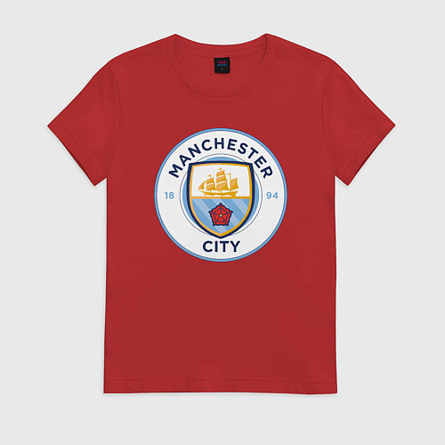 Женская футболка Manchester City FC / Красный – фото 1