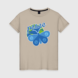 Женская футболка Butterfly peace