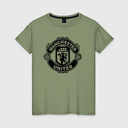 Женская футболка Manchester United black
