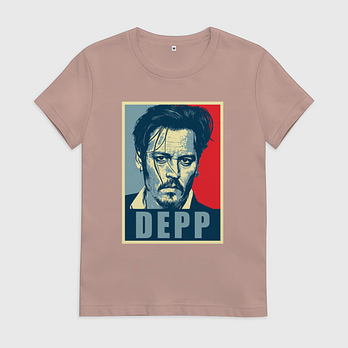 Женская футболка Depp / Пыльно-розовый – фото 1