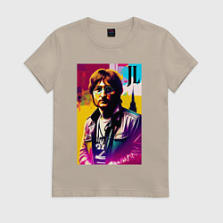 Женская футболка John Lennon - world legend