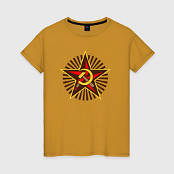 Женская футболка Star USSR