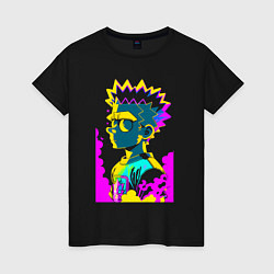 Женская футболка Bart Simpson - pop art