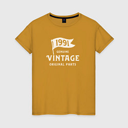 Женская футболка 1991 подлинный винтаж - оригинальные детали