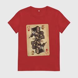 Женская футболка Fable III Героиня Яснодола, дама черви