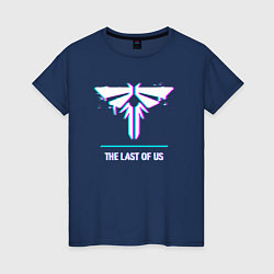 Женская футболка The Last Of Us в стиле glitch и баги графики