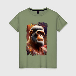 Женская футболка Планета обезьян