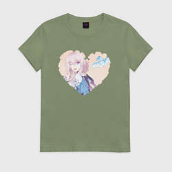 Женская футболка Марта 7 в сердечке