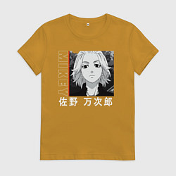 Женская футболка Манджиро Сано аниме