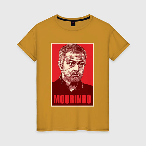 Женская футболка Mourinho / Горчичный – фото 1