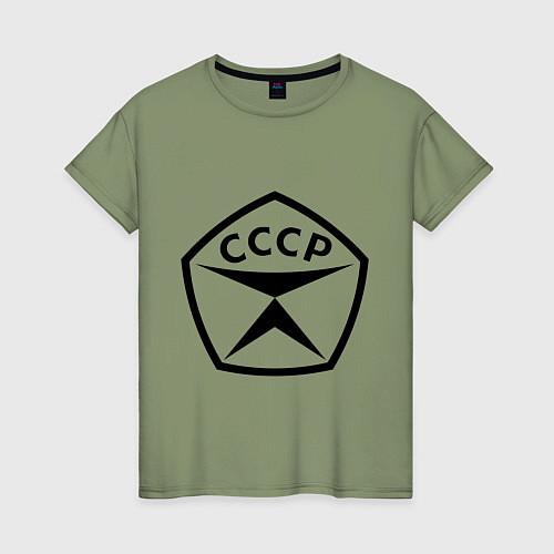 Женская футболка Знак качества СССР / Авокадо – фото 1