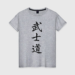 Женская футболка Бусидо - кодекс самурая