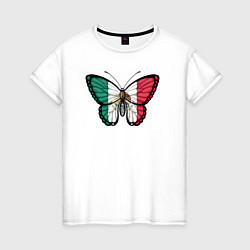 Женская футболка Мексика бабочка