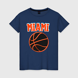 Женская футболка Miami ball