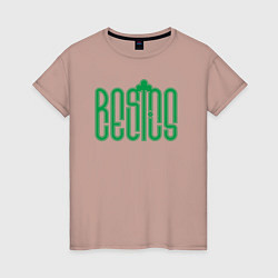 Женская футболка Boston NBA