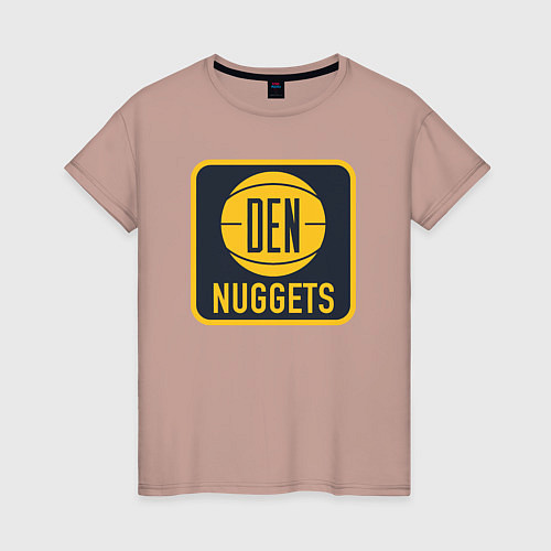 Женская футболка Den Nuggets / Пыльно-розовый – фото 1