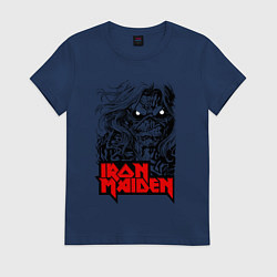 Женская футболка Iron Maiden eyes