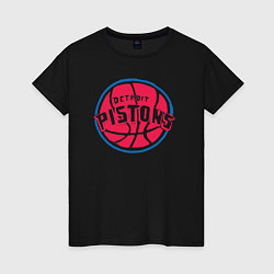 Женская футболка Detroit Pistons