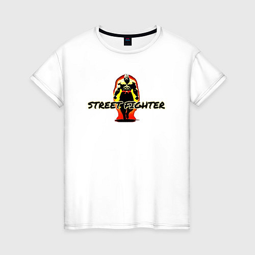Женская футболка Street Fighter / Белый – фото 1