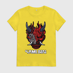 Женская футболка Samurai logo