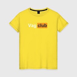 Женская футболка Vag club