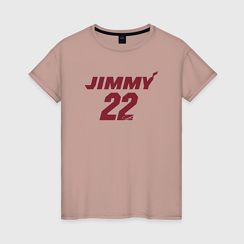 Женская футболка Jimmy 22 / Пыльно-розовый – фото 1