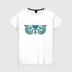 Женская футболка Геометрическая сова