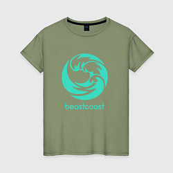Женская футболка Beastcoast logo