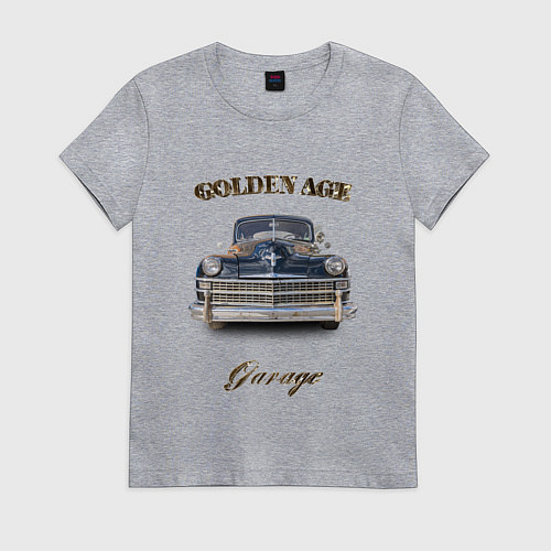 Женская футболка Классический автомобиль Chrysler New Yorker / Меланж – фото 1