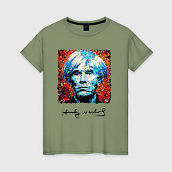 Женская футболка Andy Warhol - celebrity